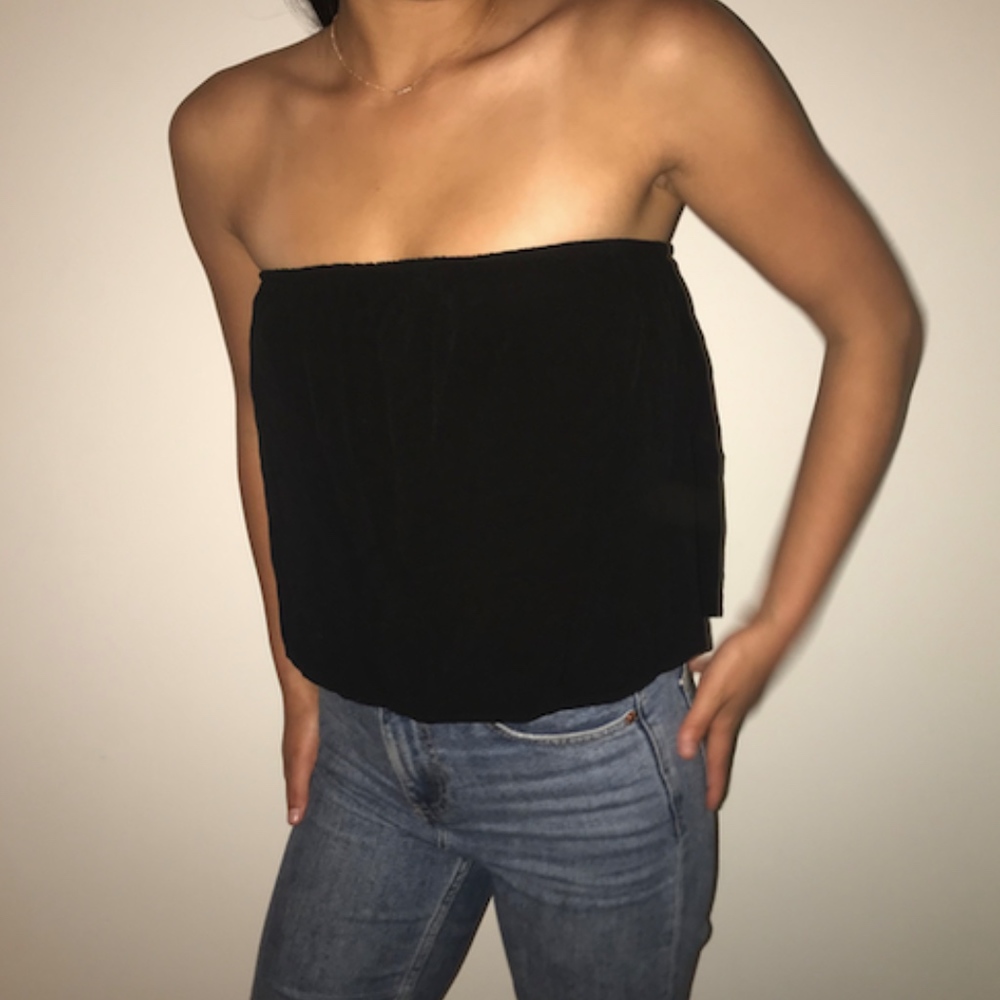 Brandy Melville Black Loose Tube Top
